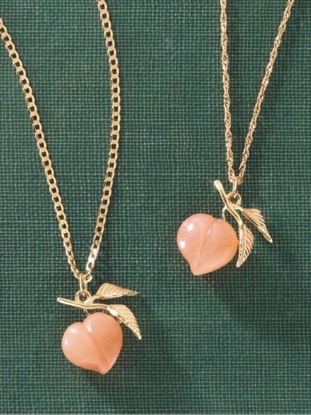 Catbird Atlanta Peach Moonstone Charm – Solid 14K Gold
